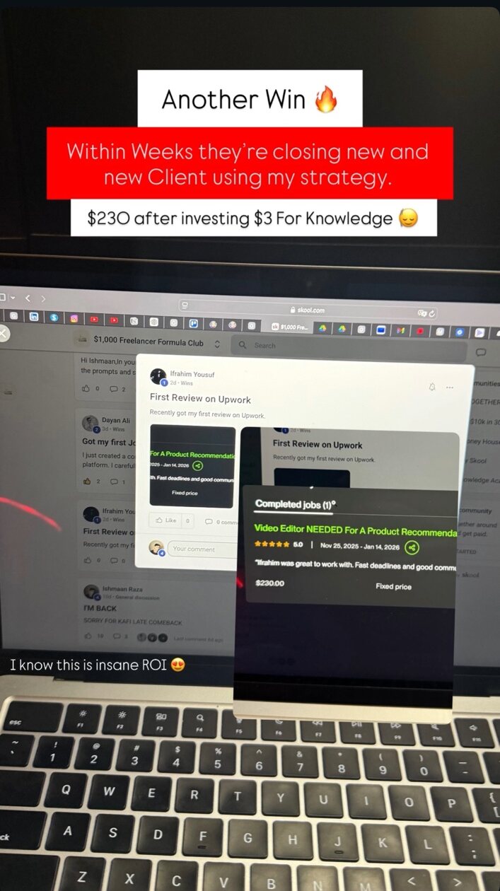 $230 earned after joining the community
