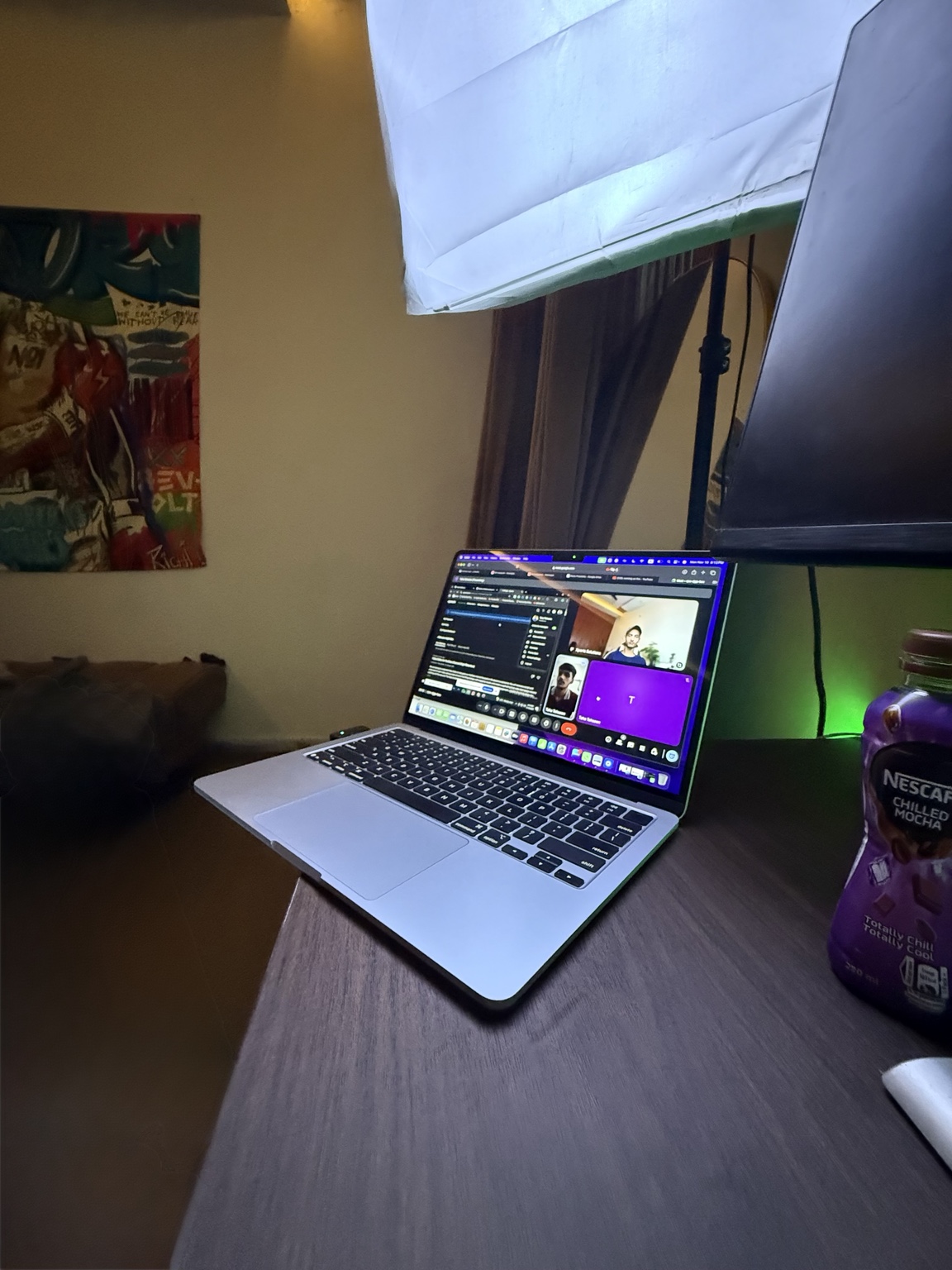 Building client systems during an online meeting